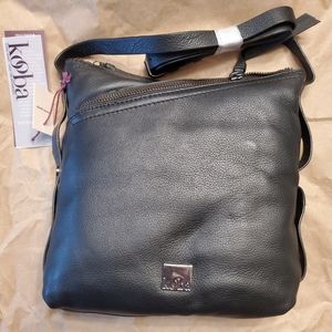 KOOBA Stratford Medium Crossbody Black Purse Handbag Pocketbook NEW